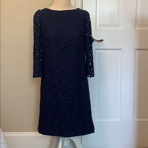 Nine West Navy Lace Dress